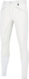 Pikeur Turnierhose Liostro Full Grip Damen Reithose Weiß mit Kunstleder – Bild 1 von 1