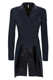 Produktbild von Pikeur Turnierjacket für Damen mit wechselbaren Frackspitzen Lilien in Blau