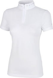 Produktbild von Pikeur Turniershirt Icon Reitshirt für Damen aus Baumwolle Weiß Größe 36