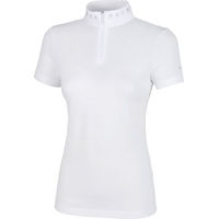 Produktbild von Pikeur Turniershirt Icon Reitshirt für Damen aus Baumwolle Weiß Größe 36