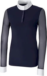 Pikeur Turniershirt Reitshirt für Damen in Blau Transparent – Bild 1 von 1