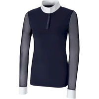 Produktbild von Pikeur Turniershirt Reitshirt für Damen in Blau Transparent Größe 38