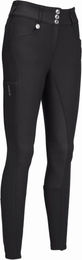 Pikeur Winterreithose Candela Softshell mit Fleece-Futter und Grip in Schwarz Größe 42 – Bild 1 von 2