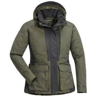 Produktbild von Pinewood Damen Jacke Dog Sports 2.0 Moosgrün Schwarz Größe L aus Nylon