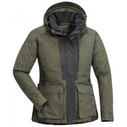 Produktbild von Pinewood Damen Jacke Dog Sports 2.0 Moosgrün Schwarz Größe M aus Nylon