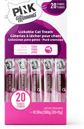 PINK Cremige Katzenleckerlies Thunfisch 20 x 15g Getreidefrei ohne Zusatzstoffe zur Unterstützung von Verdauung und Haarballen-Kontrolle – Bild 1 von 1