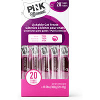 Produktbild von PINK Cremige Katzenleckerlies Thunfisch 20 x 15g Getreidefrei ohne Zusatzstoffe zur Unterstützung von Verdauung und Haarballen-Kontrolle