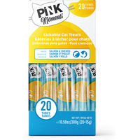 Produktbild von PINK Katzensticks Lachs & Huhn Getreidefrei mit Haarballenkontrolle und Verdauungsunterstützung 300g