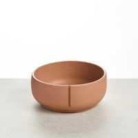 Produktbild von PINO Classic Bowl Futternapf aus Keramik Salmon Terra Solid Rosa Größe M 17,5 x 7,7 cm