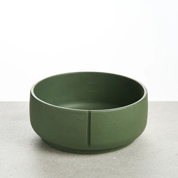 Produktbild von PINO Classic Futternapf aus Keramik Crocodile Green in Größe L 21 x 9,2 cm