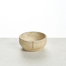 Produktbild von PINO Classic Futternapf Keramik Owl Greige Marble Größe S 14 x 6,2 cm