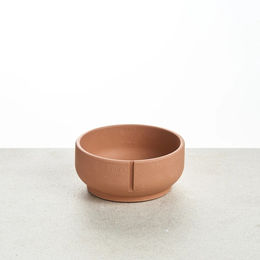 Produktbild von PINO Classic Futternapf Keramik Salmon Terra Solid Rosa Größe S 14 x 6,2 cm