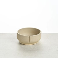 Produktbild von PINO Classic Futternapf Owl Greige Solid aus Keramik Größe S 14 x 6,2 cm