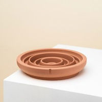 Produktbild von PINO Hundenapf Slow Feeder foxy terra solid Braun Größe S
