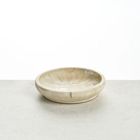 Produktbild von PINO Katzennapf Whisker Friendly Owl Greige Marble rutschfest