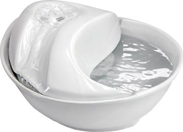 Produktbild von Pioneer Pet Keramik Trinkbrunnen Rain Drop Style Weiß 1,8 l - 1,8 l