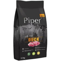 Produktbild von PIPER Animals Trockenfutter mit Ente für erwachsene Hunde getreidefrei und glutenfrei 12 kg - 12 kg