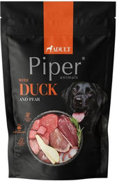 Produktbild von PIPER Hund Nassfutter Ente mit Rind und Schwein in Sauce 500g Beutel für Adult Hunde mit hohem Fleischanteil ohne Farb- und Aromastoffe