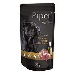 Piper Hundeschmack Hühnerherzen mit braunem Reis 150 g - 150 g – Bild 1 von 1