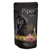 Produktbild von Piper Hundeschmack Hühnerherzen mit braunem Reis 150 g - 150 g