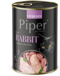 Produktbild von PIPER Sterilisiert Katzenfutter Adult Kaninchen Schwein Huhn Getreidefrei 400g