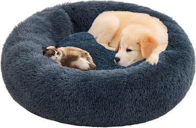 Pisi & Bili Hundebett und Katzenbett aus Polyester in Grau, weich und waschbar für Hunde und Katzen aller Größen – Bild 1 von 5
