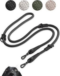 PIUPET Hundeleine aus Baumwolle Schwarz 2m - 2 m – Bild 1 von 4