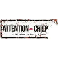 Produktbild von Plakatwand Achtung Hund D&D Home