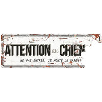 Produktbild von Plakatwand Achtung Hund D&D Home