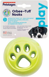 Planet Dog Orbee-Tuff Nook Intelligenzspielzeug für Hunde aus TPR in Grün - 1 Stk. – Bild 1 von 5