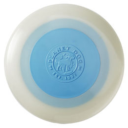Planet Dog Orbee-Tuff Zoom Flyer Hundespielzeug Glow Blau – Bild 1 von 1