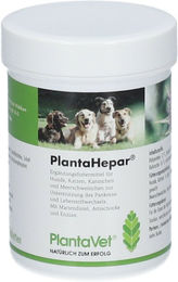 PlantaHepar Vitaminsupplement Tabletten zur Unterstützung von Leber und Verdauung für Hunde Katzen Kaninchen und Meerschweinchen – Bild 1 von 2