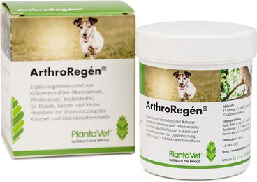 PlantaVet ArthroRegén Gelenk-Supplement Tabletten zur Unterstützung der Gelenke und Rekonvaleszenz – Bild 1 von 2