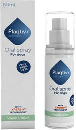 Plaqtiv+ Oralspray zur Zahnpflege für Hunde zur Maulhygiene gegen Zahnstein 60 ml – Bild 1 von 2