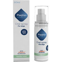 Produktbild von Plaqtiv+ Oralspray zur Zahnpflege für Hunde zur Maulhygiene gegen Zahnstein 60 ml