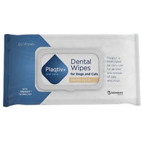 Produktbild von Plaqtiv+ Reinigungstücher für Hund und Katze 60 Stück