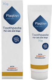 Plaqtiv+ Zahnpasta für Hunde und Katzen zur Zahnpflege und Mundhygiene 70 g - 2 x 70 g – Bild 1 von 4