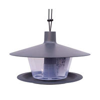 Produktbild von Plastia Vogelhaus Finch aus Kunststoff in Anthrazit Ø28xH18 cm