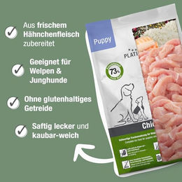 Platinum Hundenahrung Puppy Huhn Trockenfutter für Welpen mit hohem Fleischanteil 5kg – Bild 1 von 3