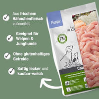 Produktbild von Platinum Hundenahrung Puppy Huhn Trockenfutter für Welpen mit hohem Fleischanteil 5kg