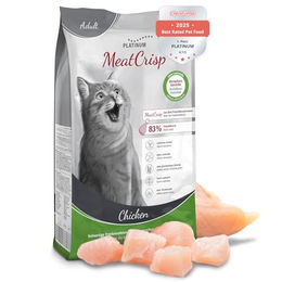 Platinum MeatCrisp Katzenfutter Adult Huhn mit hohem Fleischanteil und glutenfrei 1,5kg – Bild 1 von 4