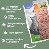 Produktbild von Platinum MeatCrisp Kitten Katzenfutter Huhn mit hohem Fleischanteil glutenfrei 1,5kg