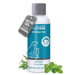 Platinum OralClean+Care Forte Gel zur Zahnpflege für Hunde und Katzen – Bild 1 von 4