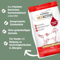 Produktbild von Platinum Vetactive Hypoallergenic Hundetrockenfutter für Hunde mit Unverträglichkeiten 5kg