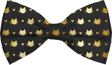 Plenty Gifts Bow Tie Xmas Black Cat für Katzen Größe S – Bild 1 von 2