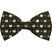 Produktbild von Plenty Gifts Bow Tie Xmas Black Cat für Katzen Größe S