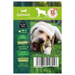 PLUTOS Käsekauknochen Hundesnack ohne Farb- und Aromastoffe sowie Konservierungsstoffe Größe XL - 140 g – Bild 1 von 2