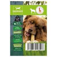 Produktbild von PLUTOS Kauknochen Käse Hundesnack Größe L glutenfrei - 100 g