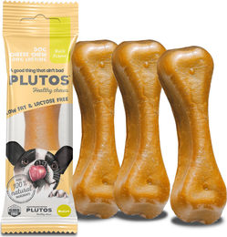 Produktbild von Plutos Kauknochen Käse und Ente getreidefrei M - 60 g