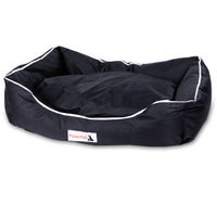 Produktbild von Pocky-Pet Hundebett Schwarz Größe M 72 x 60 x 20 cm mit herausnehmbarem Kissen